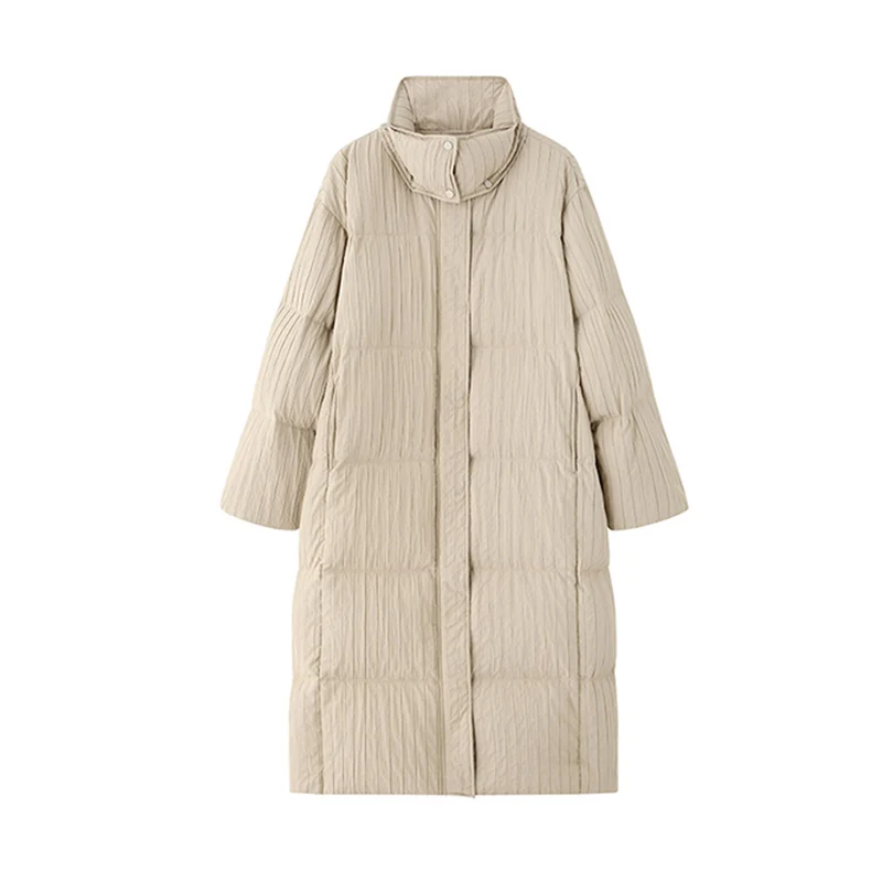 Клубный пуховик Aqin для женщин зима 2024 новая популярная теплая верхняя одежда со