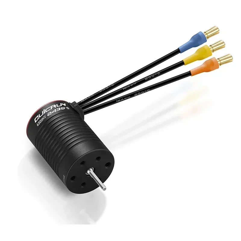 Фото HobbyWing QuicRun WP 16BL30 30A Водонепроницаемый бесщеточный регулятор скорости (ESC) и мотор 2435 G3 для радиоуправляемых внедорожников масштаба 1/16 №4