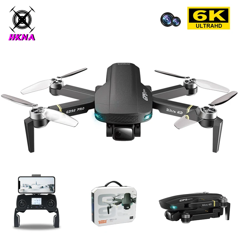 

2022 New 6k HD Brushless Aerial Photography Drone High Endurance GPS ESC Quadcopter Professional Remote Control Aircraft Toy