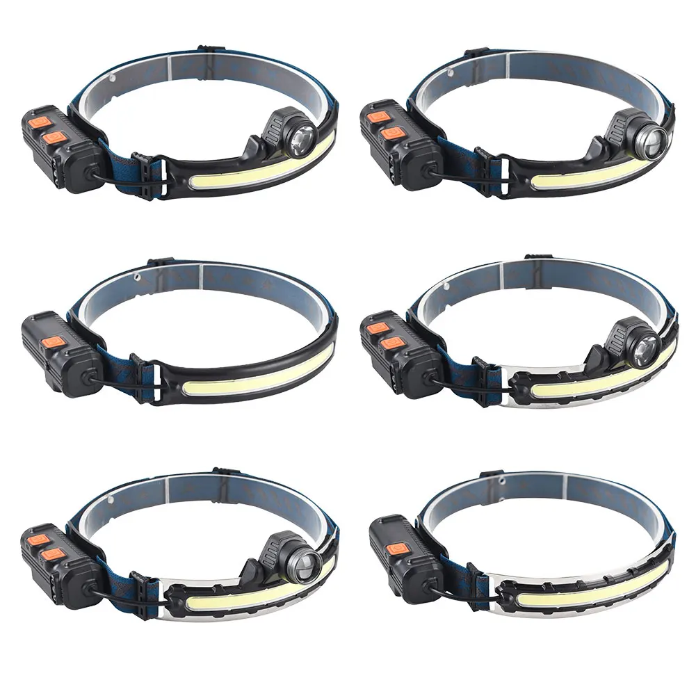 

Multi-purpose LED Headlamp Rechargeable Wave Motion Sensor Headlight Camping Torch Flashlight Waterproof Running