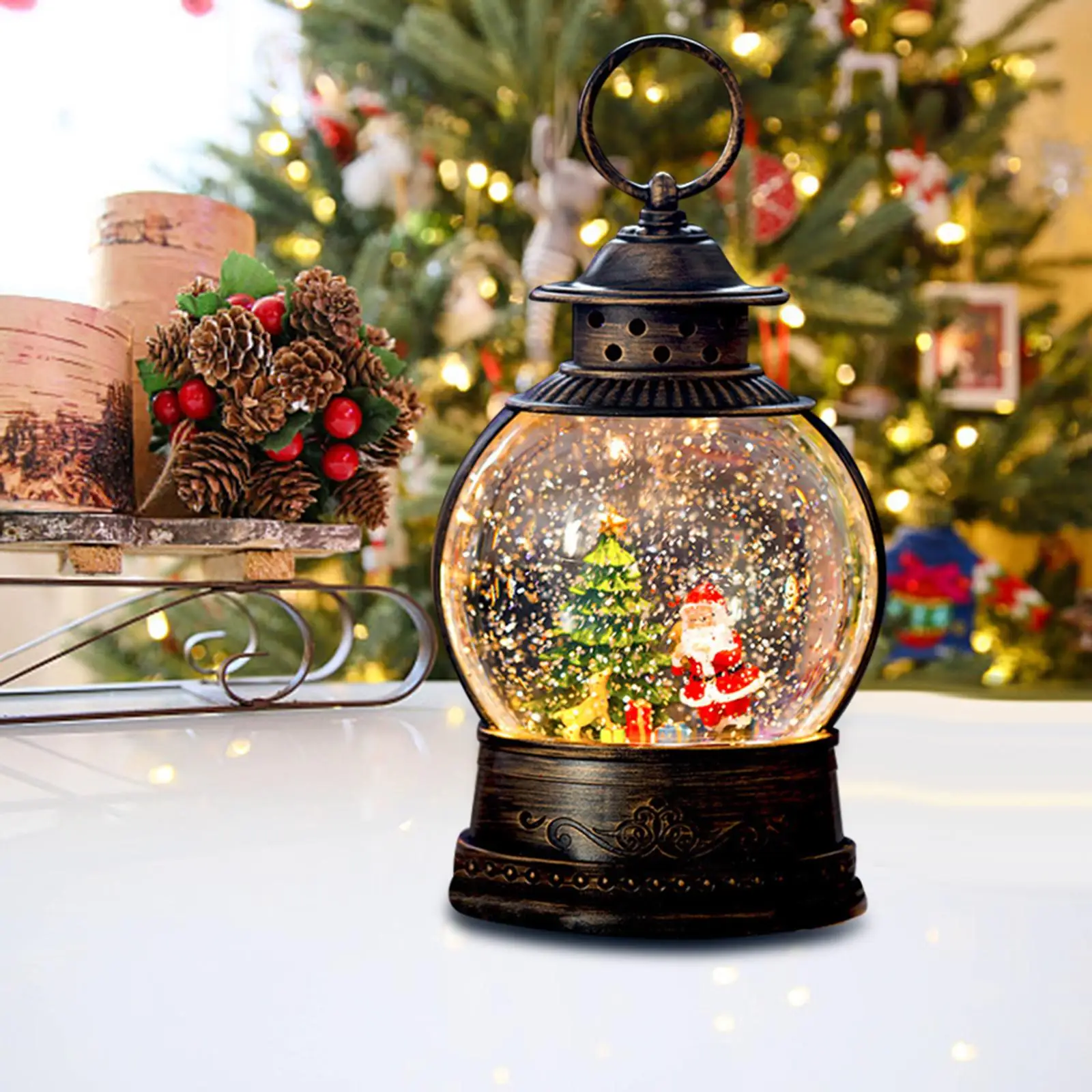

Musical Snowing Light up Christmas Xmas Decor ,Playing 8 Lovely Christmas Songs