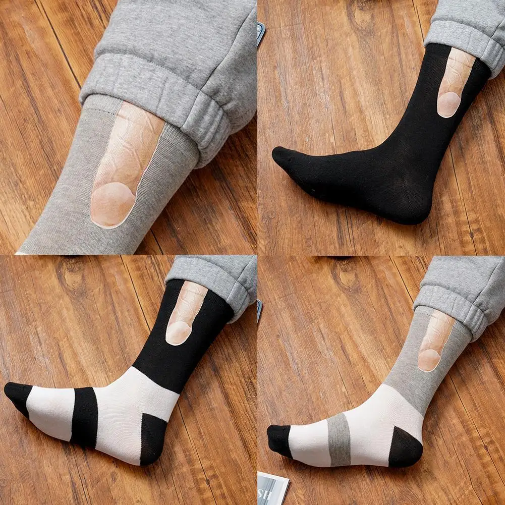 

1 Pair Fun Men and Women Casual Socks,Fun Pattern Casual Socks Bag Cotton Novelty Show Off Socks Adults Funny Socks 2022 Fashion