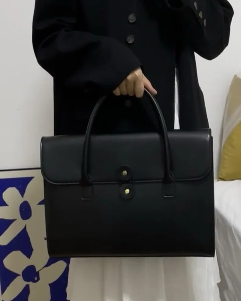 Винтажный женский портфель для ноутбука