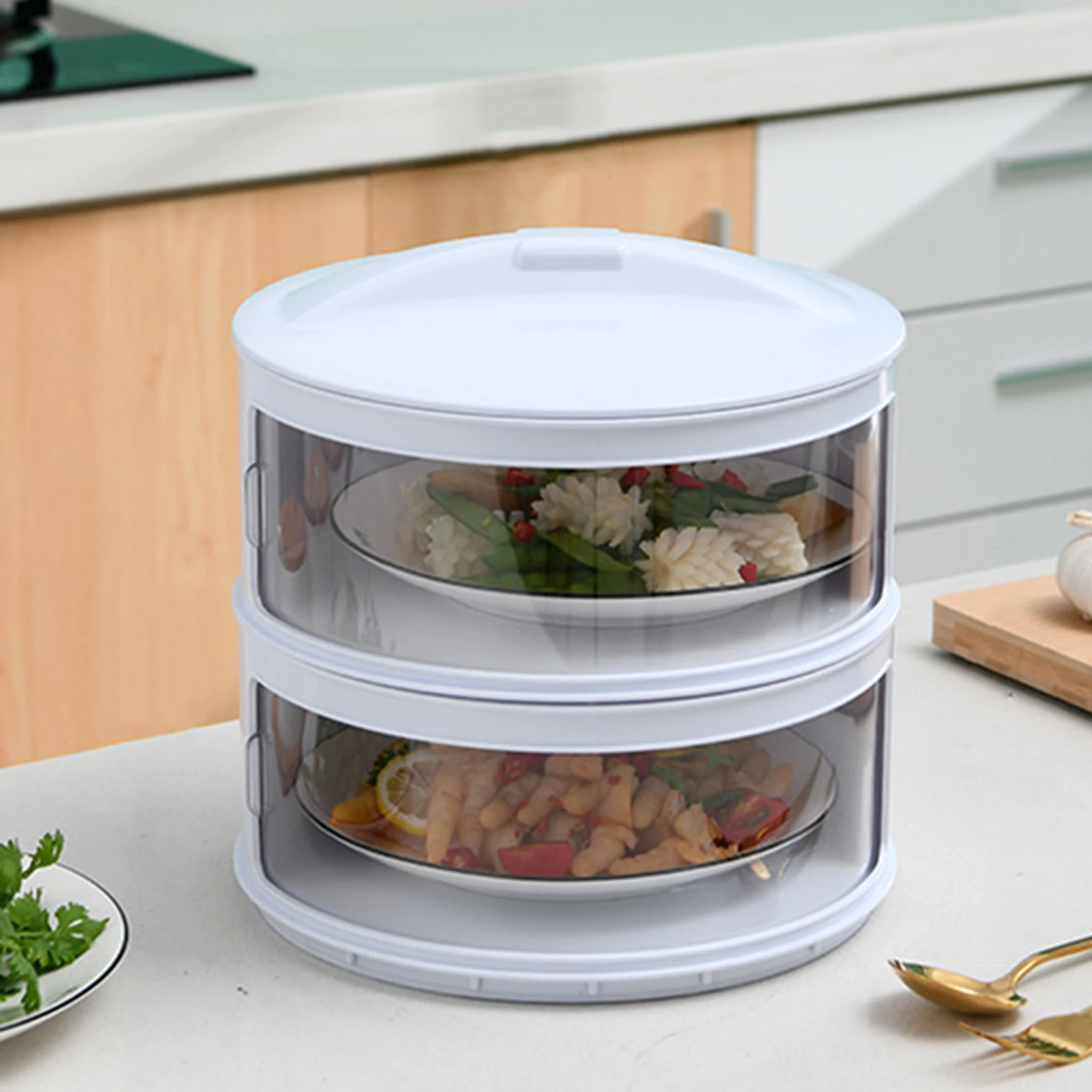 

New Kitchen Insulation Food Cover Multilayer Heat Preservation Food Storage Cover Keep Out Flies Bugs