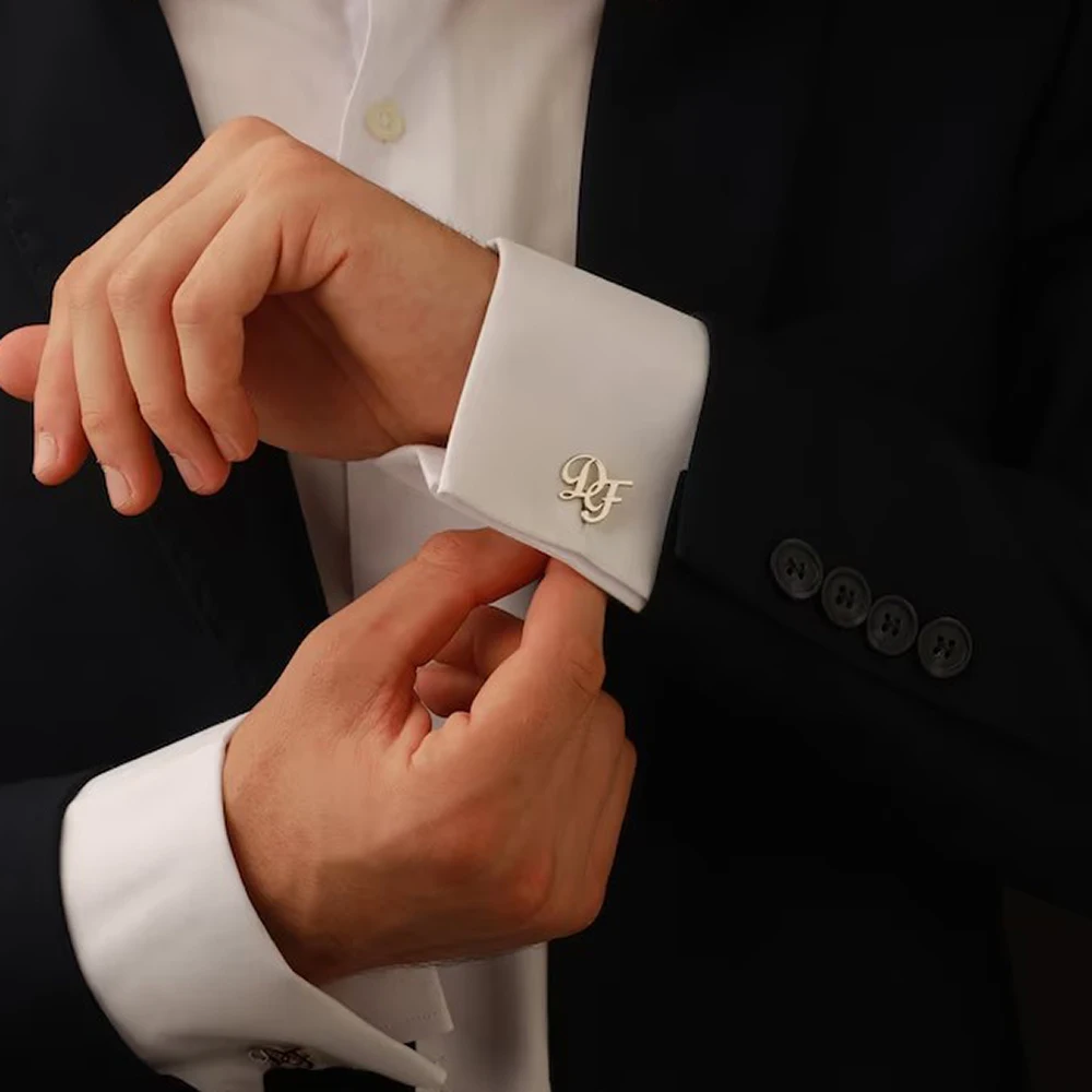 Рисунок 5 - Запонки с буквами из нержавеющей