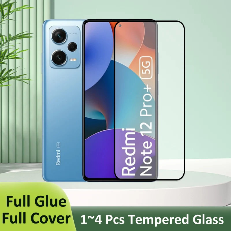 

Защитное стекло для Xiaomi Redmi Note 12 Pro Plus, пленка для экрана телефона с полным покрытием, закаленное стекло для Redmi Note 12S, 12, 11, 11S, 10, 10S, 1-4 шт.