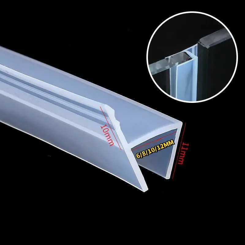 

Резиновая уплотнительная лента для душевой двери 6/8/10/12 мм