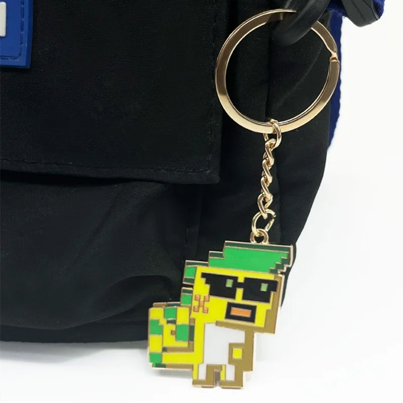 Брелок для ключей игры Genshin Impact косплей Natlan Kinich Dragon K'uhul Ajaw подвеска из сплава