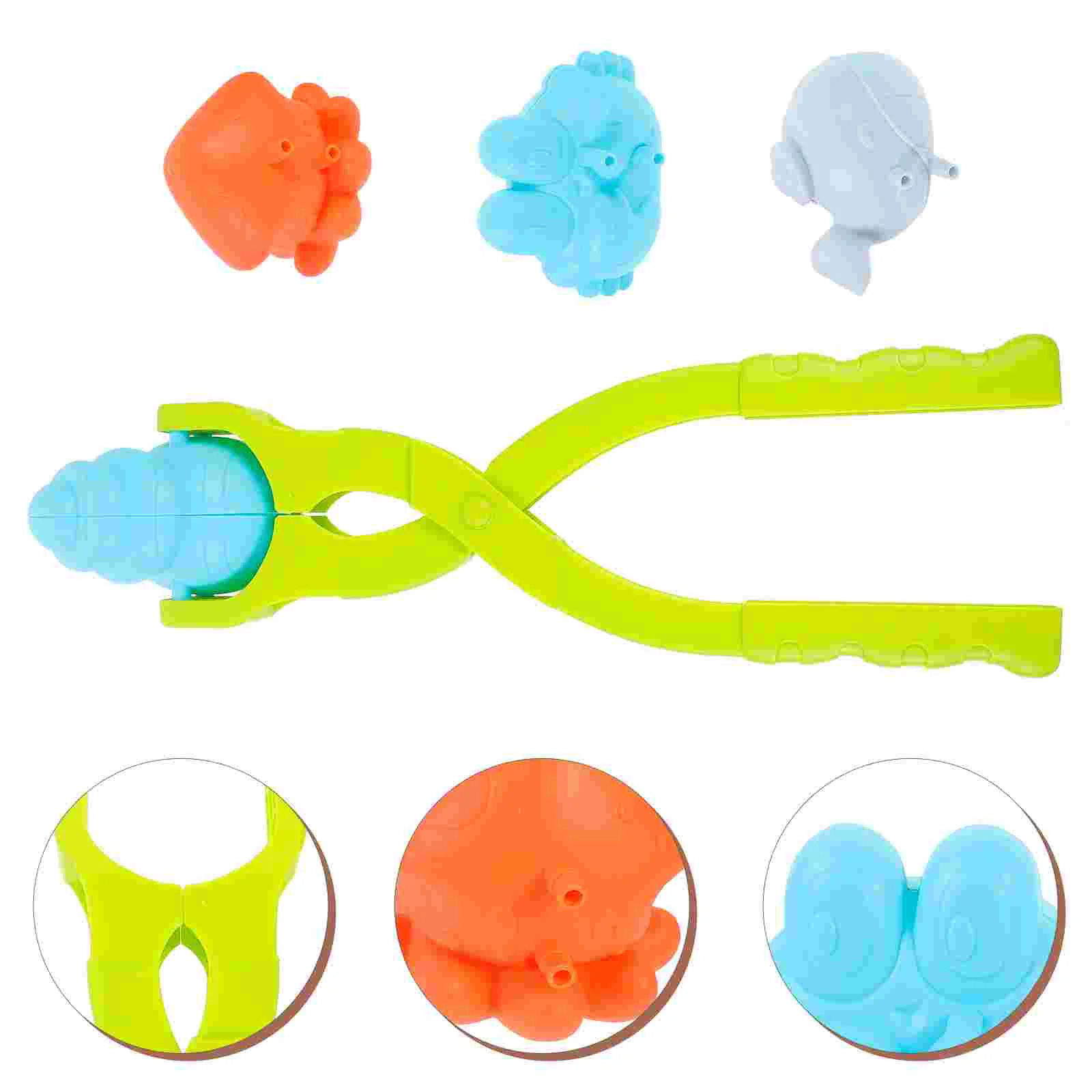 

Snowball Clip Outdoor Toys Winter Kit Suite Portable Plastic Maker Christmas Snowglobe