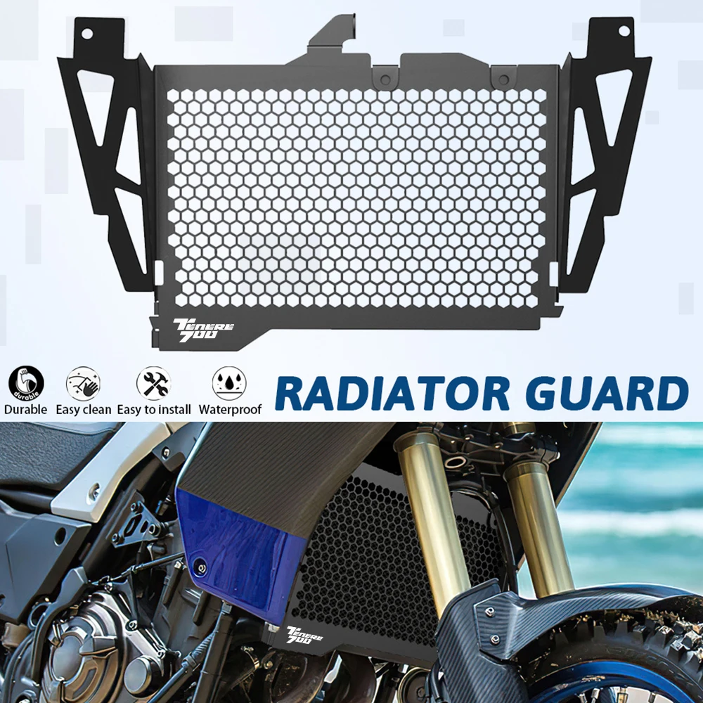 

2023 Motorcycle Accessories For Yamaha World Raid Tenere700 2022 Tenere 700 Radiator Guards Grille Grill Guard Protection Cover