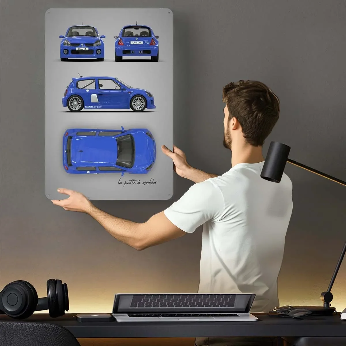 Металлические знаки Renault Clio V6 автомобильный постер винтажный декор ретро