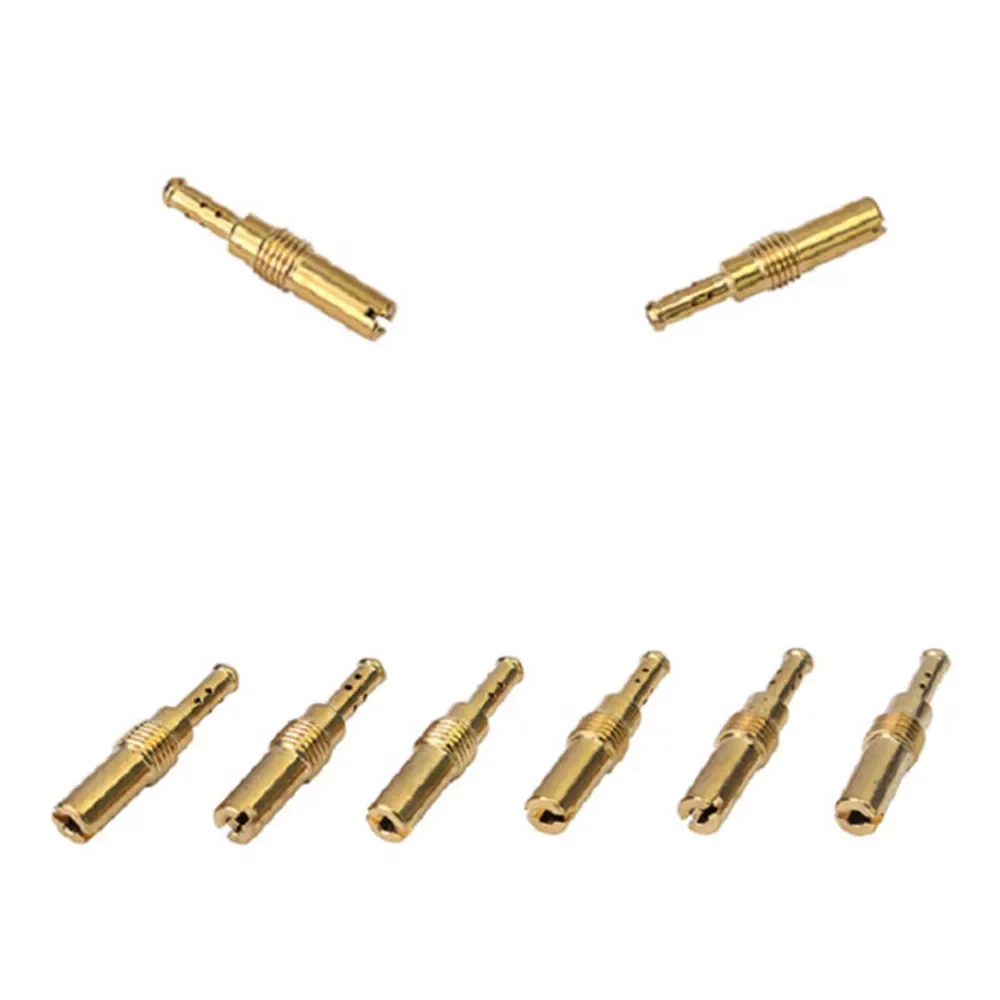 

AUTO PARTS 16pcs Carburetor Parts Fuel Injector Slow Pilot Jet For PWK Keihin OKO CVK 30,31,32,33,35,36,38,40-60 Carb Replacemen