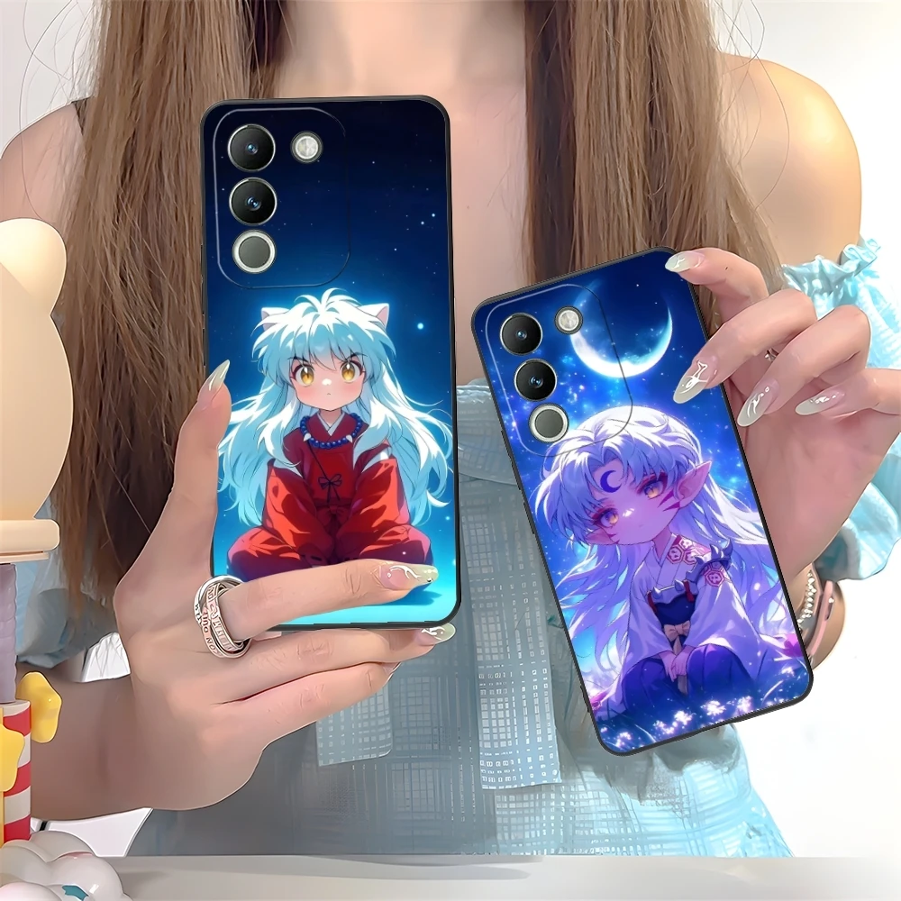 Чехол для мобильного телефона Inuyasha Sesshoumaru VIVO Y95 Y93 Y31 Y20 V19 V17 V15 Pro X60 NEX черный мягкий