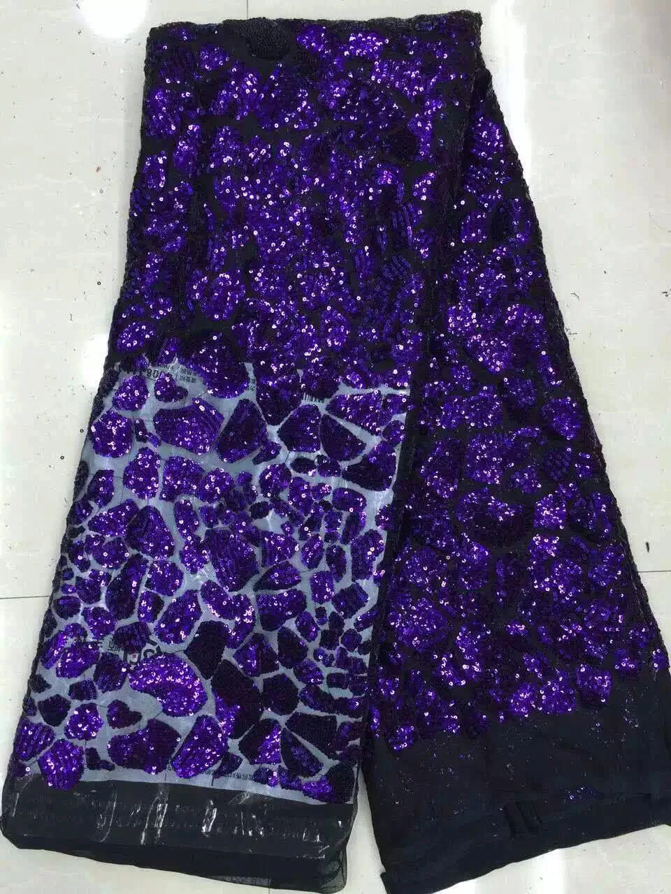 

high quality african tulle lace fabric sequins african french net lace fabric for wedding dress L8998