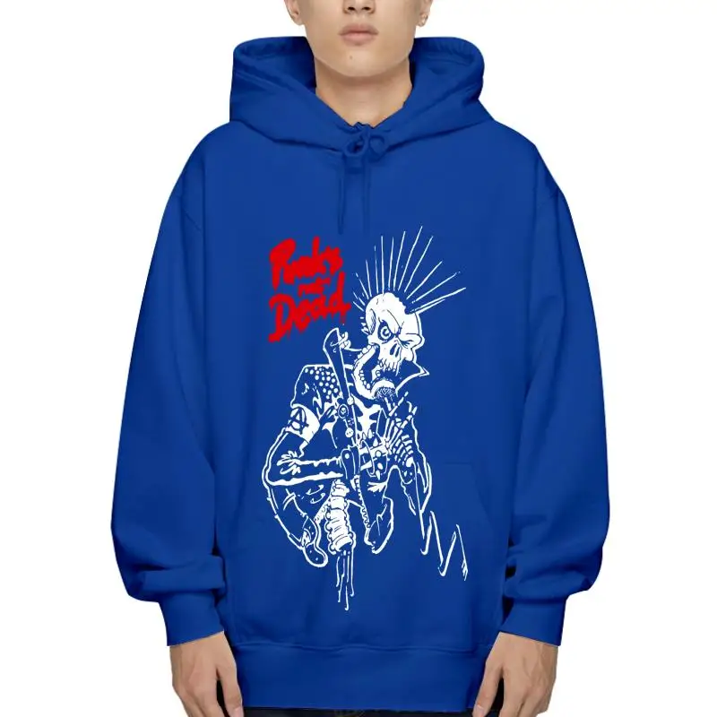 

Уникальная толстовка с капюшоном в стиле панк без мертвецов, новинка на заказ, хлопковая толстовка с капюшоном с изображением черепа и музыки, большая Осенняя дизайнерская мужская Толстовка