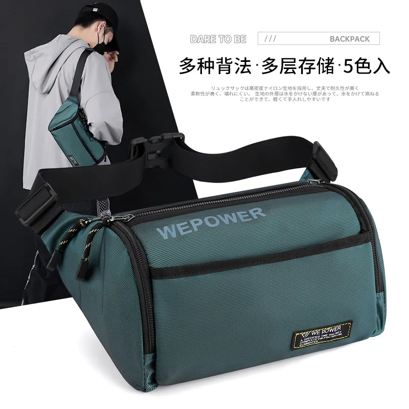 New Trend In men's Chest Package large-capacity Single Shoulder Bag Water Proof Inclined bag Leisure Outdoor Sports