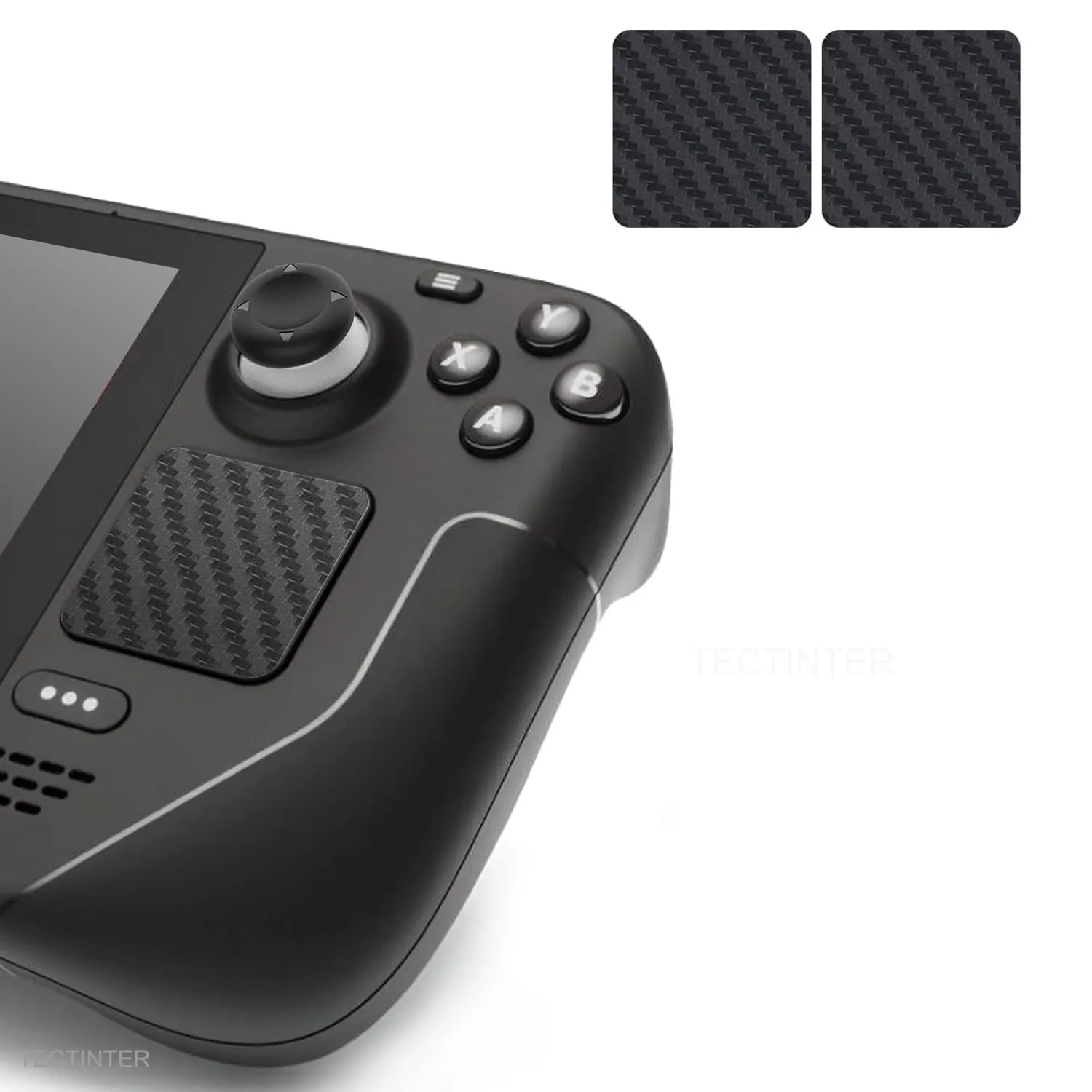 

2pcs Host Button Touchpad Stickers for Steam Deck Wear-Resistant Anti-Scratch Protective Skin for Steam Deck Accessories