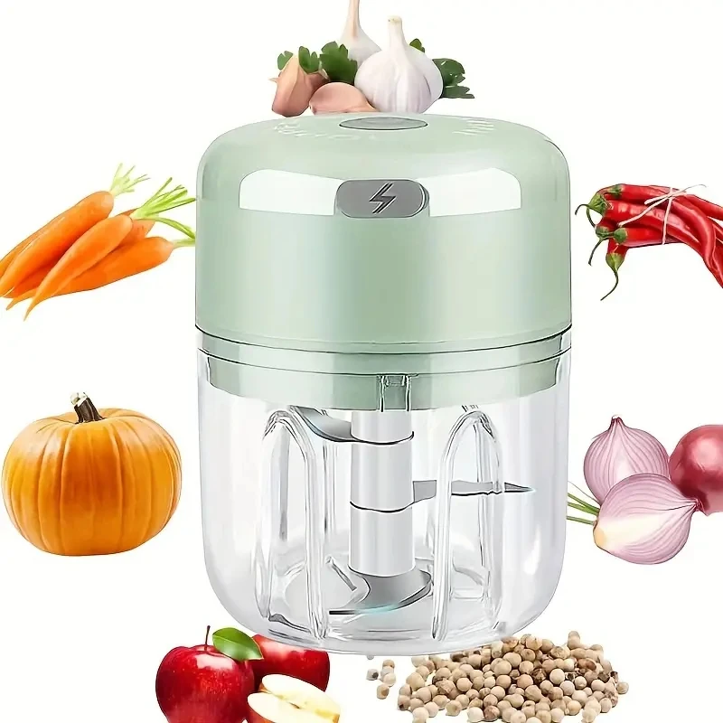 250 мл беспроводная электрическая давилка для чеснока резак овощей и фруктов
