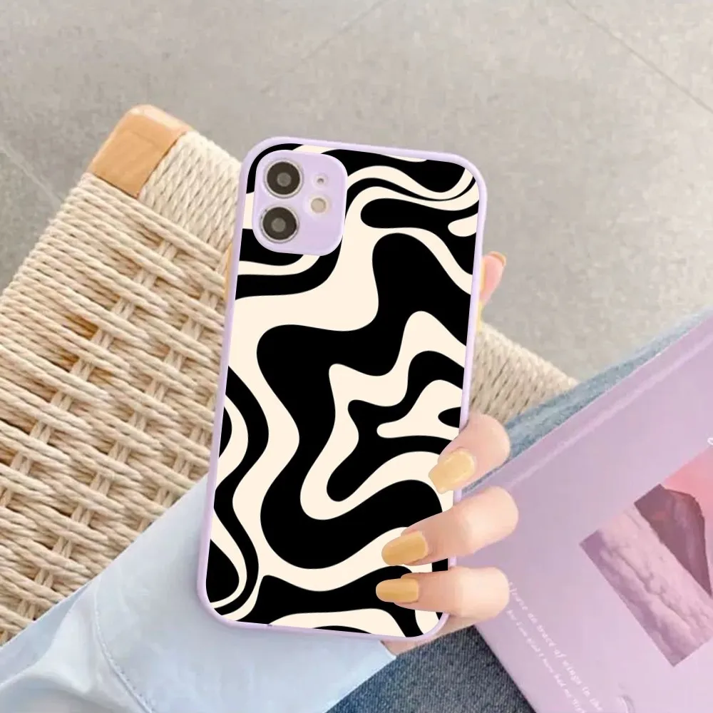 Чехол для телефона с абстрактным крутящимся рисунком iPhone 14 11 12 13 Mini Pro Max 8 7 Plus X XR XS