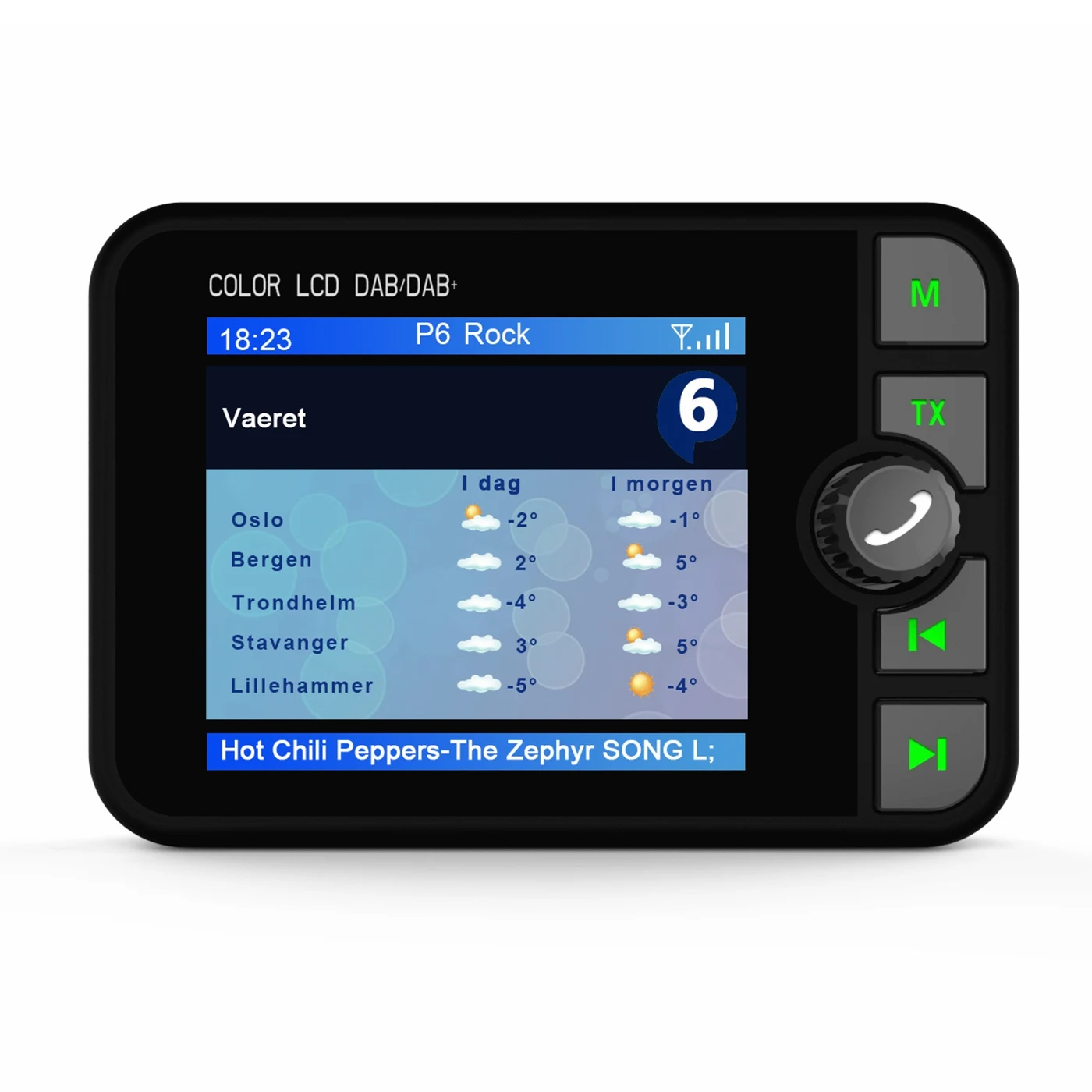 Автомобильный DAB/DAB + приемник Универсальный цифровой радиоприемник Bluetooth MP3