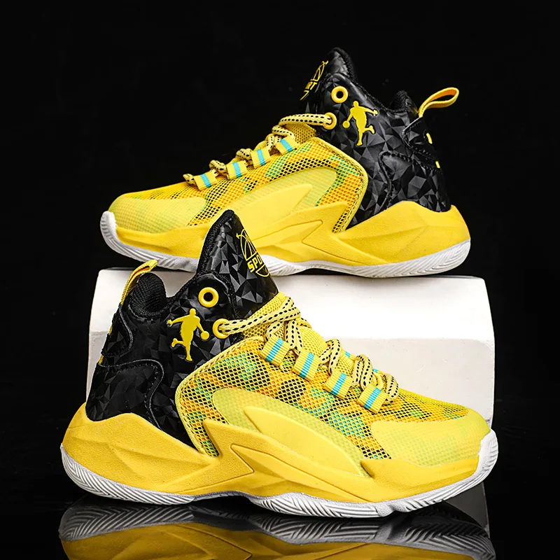 Новинка Мужская баскетбольная обувь в стиле ретро Нескользящая амортизирующая