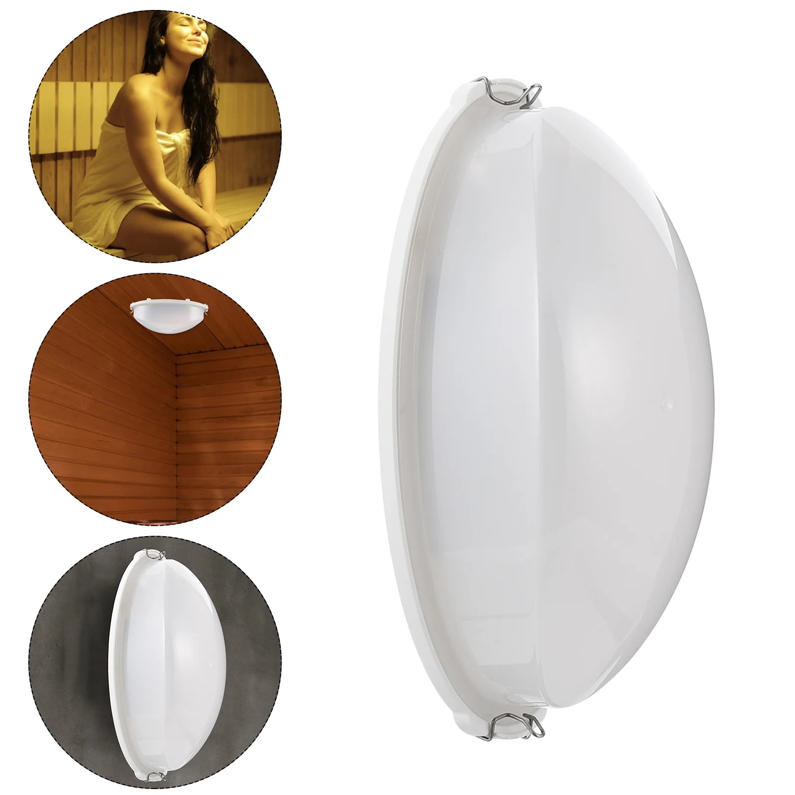 

Sauna Explosion-proof Lights Anti-Fog Ceiling Lamp Steam Room Equipment Plastic Accessories