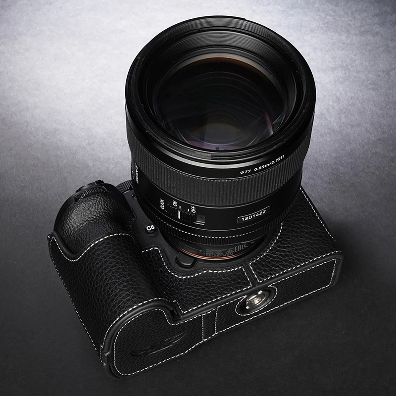 Высококачественный чехол ручной работы из натуральной кожи для половины камеры