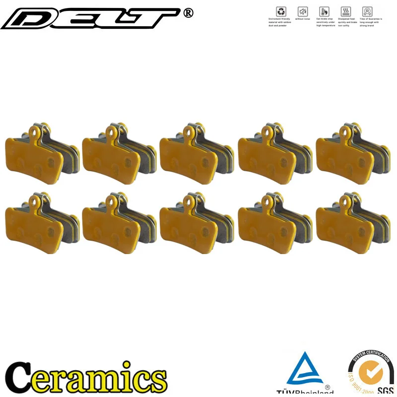 

10 Pair （20pcs）Ceramics MTB Mountain E-BIKE Bicycle Disc Brake Pads For SRAM AVID XO E7 E9 TRAIL 4 Pistions Part Accessories
