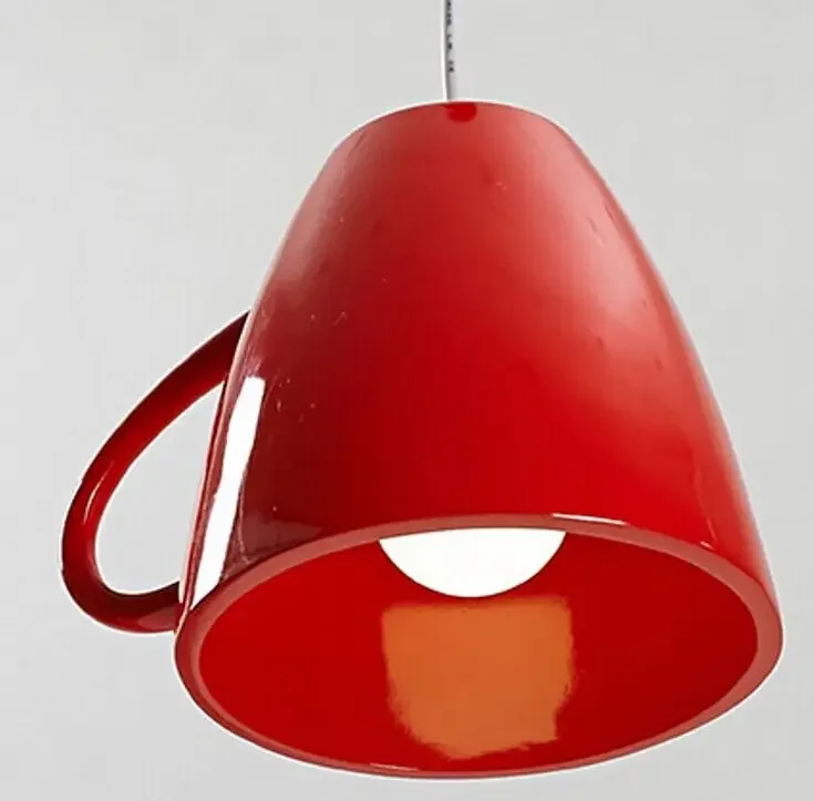 Современные подвесные светильники для чайника из смолы чашка чая бар/кофе E27 одна