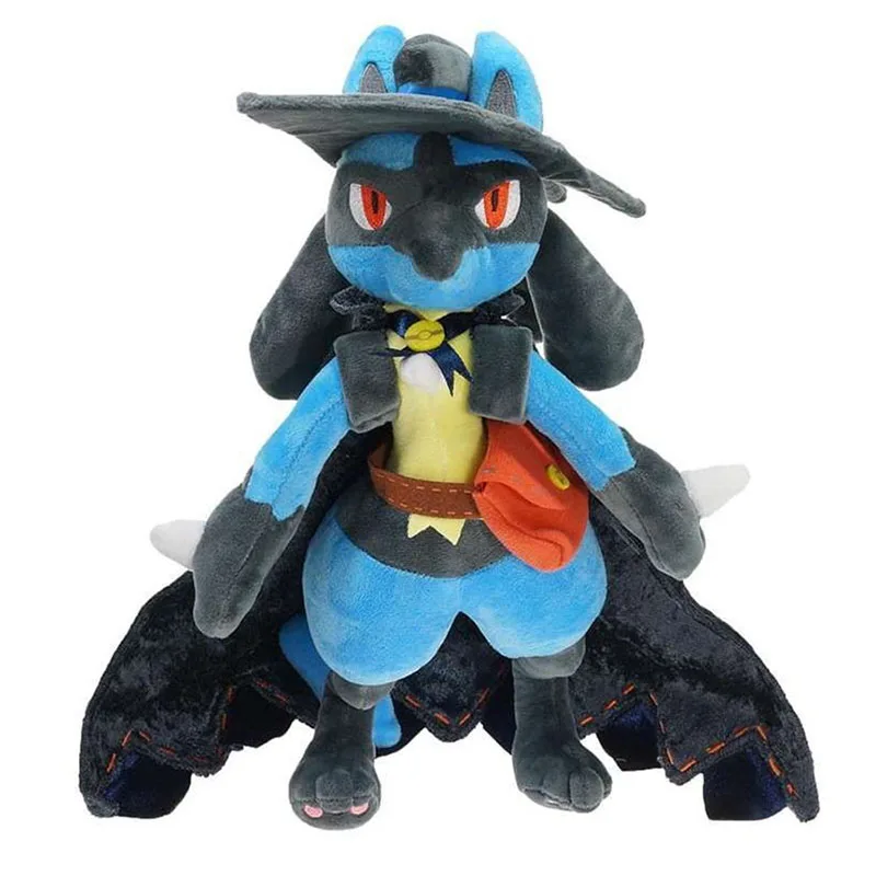 

Покемон Пикачу Хэллоуин Lucario 30 м Мягкие плюшевые куклы игрушки Покемоны подарки для детей