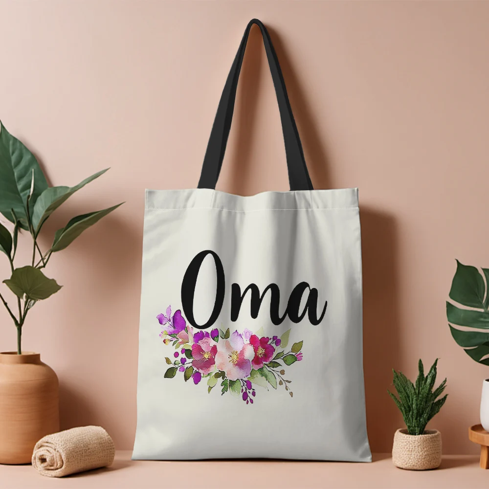1 шт. подарок Ома на день рождения бабушки многоразовая большая сумка модная для