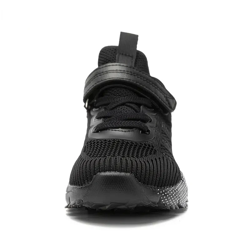 Children's Breathable Knit Shoes For School Sports Walking Lightweight Tennis Sneaker For Boy & Girl