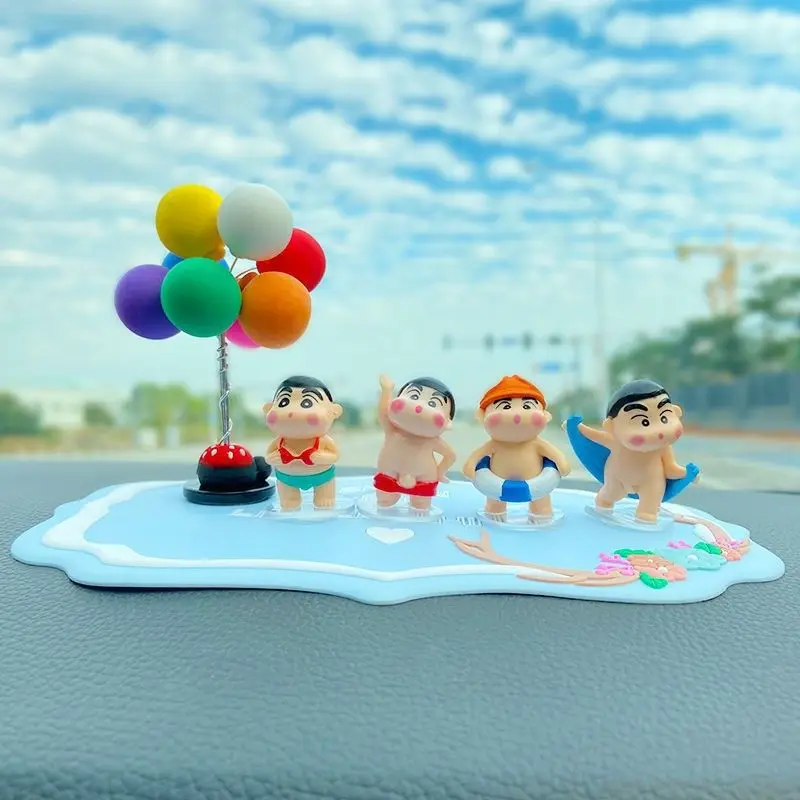 

New Cartoon Anime Figure Crayon Shin-chan Car Swing Doll Personality Car Interior Dashboard Cute Decoration Supplies Ornament