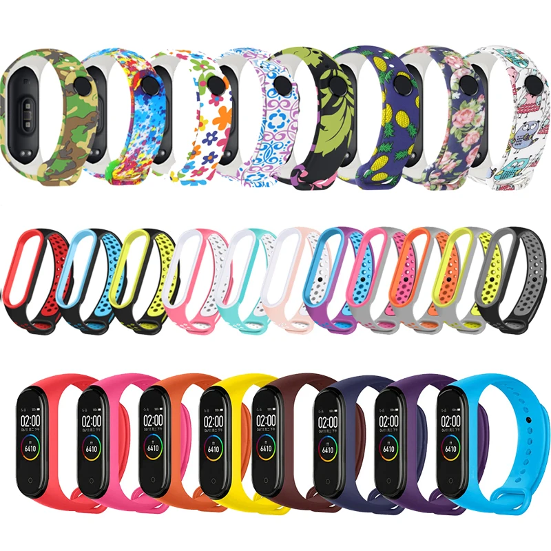 Strap For Xiaomi Mi Band 7 6 5 4 3 Silicone Sport Bracelet For XiaoMi Band 7 6 5 Wristband Replacement Watch Wrist For miband 4 Strap For Xiaomi Mi Band 7 6 5 4 3 Silicone Sport Bracelet For XiaoMi Band 7 6 5 Wristband Replacement Watch Wrist For miband 4