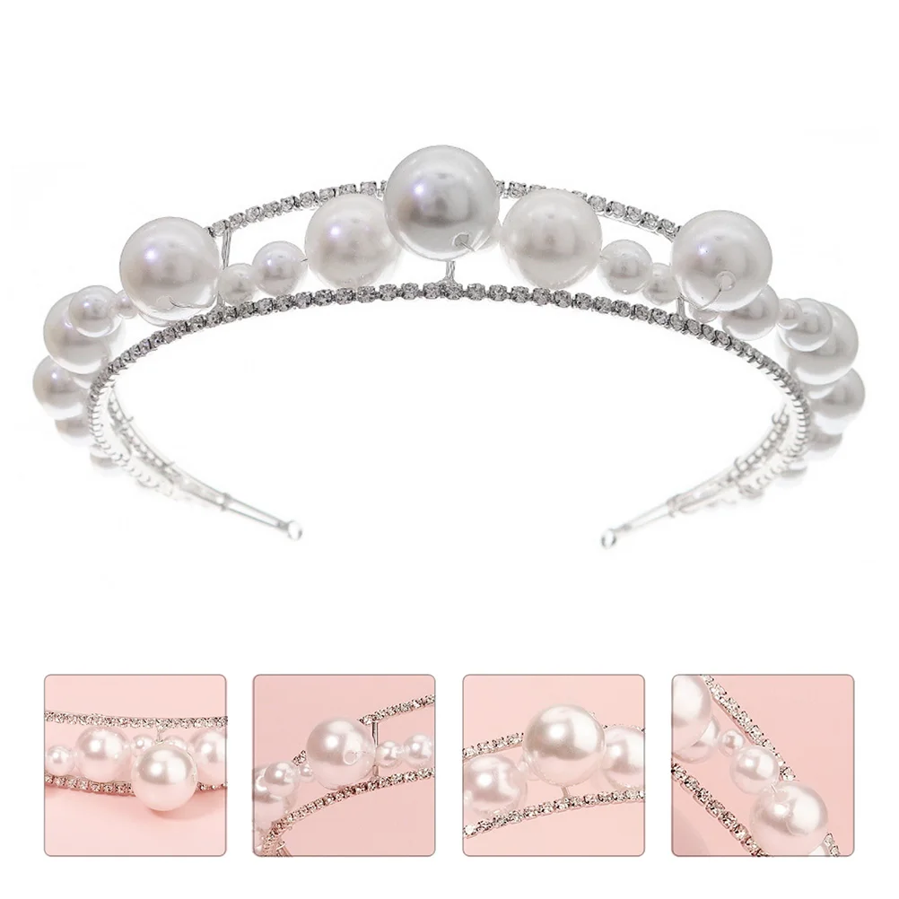 

Pearl Hair Crystal Headwear Bridal Headband Headpiece Weddingdecor End High Accessories Vintage Supply Tiara Hairbands Bride