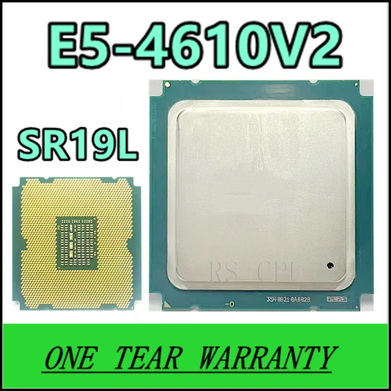 Флуоресцентный ресивер E5 4610V2, 2,3 ГГц, 8 ядер, 16 Мб, Smartcache, флуоресцентный ресивер V2, E5 4610 V2, FCLGA2011, 95 Вт, бесплатная доставка