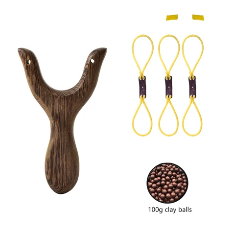 Tradicional Slingshot de tiro ao ar livre de madeira