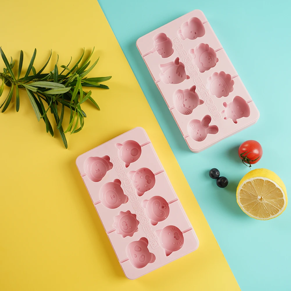 

Lollipop Silicone Mold BPA Free Cute Animals Design DIY Candy Chocolate Pudding Mould Jelly Cake Decorating Form Candy Tools