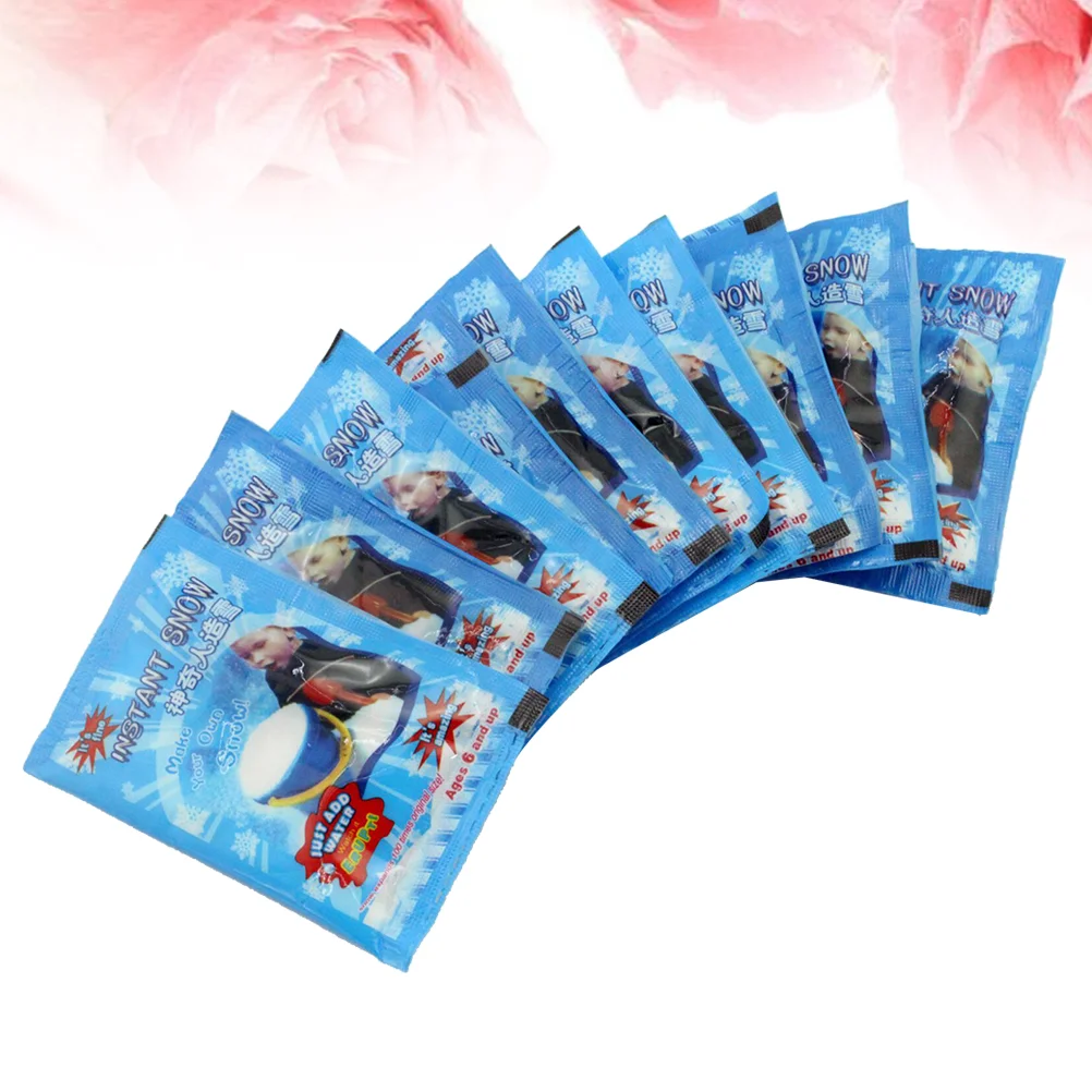 5 шт. порошок для глины белый искусственный снег лучший облаков и подарков на день