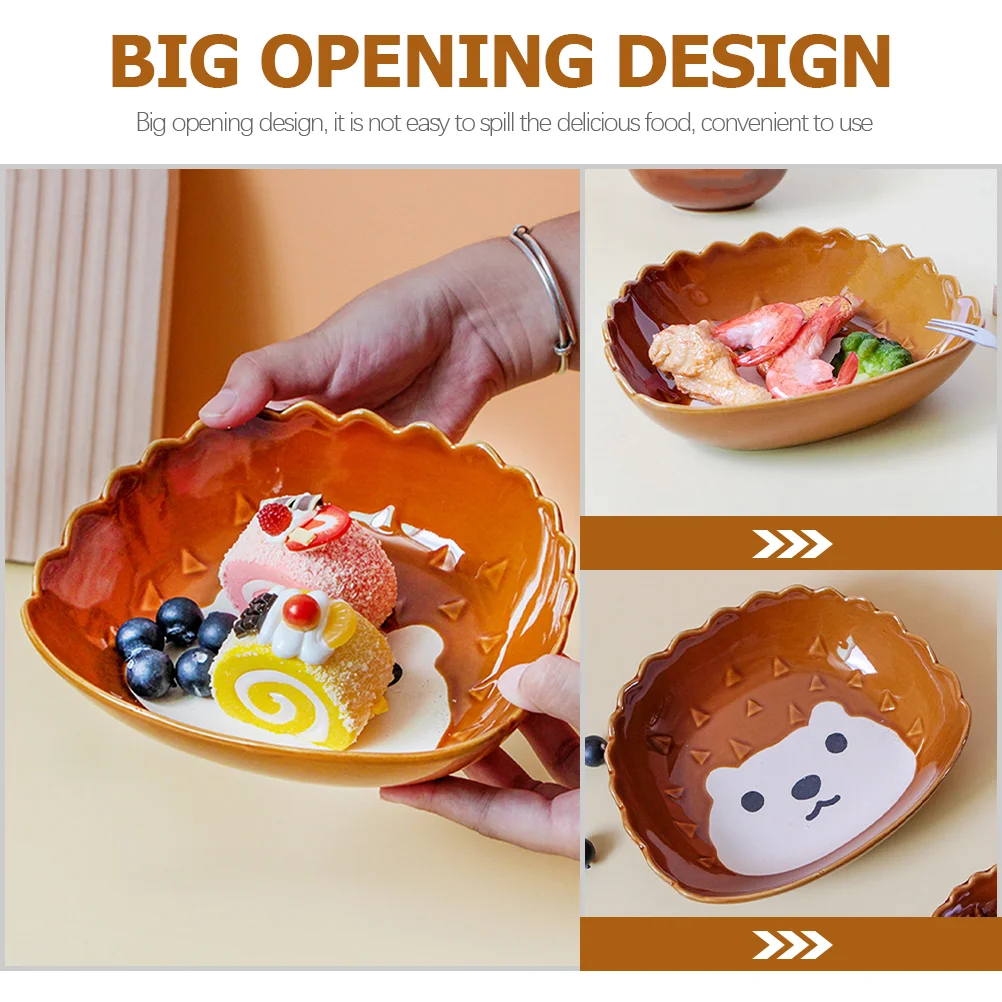 Керамическая миска Сервировочная тарелка: в японском стиле с мультяшным