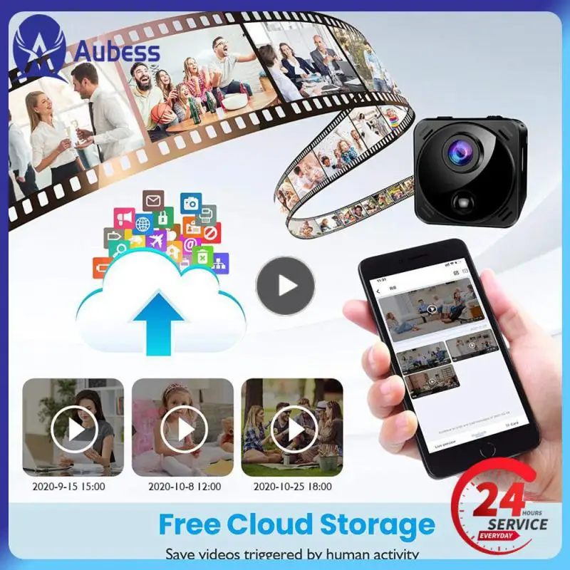 

1/2/3PCS 4k Camera Universal Home Surveillance Cameras 160 Degrees Motion Detection Surveillance Camera And See By Mobile