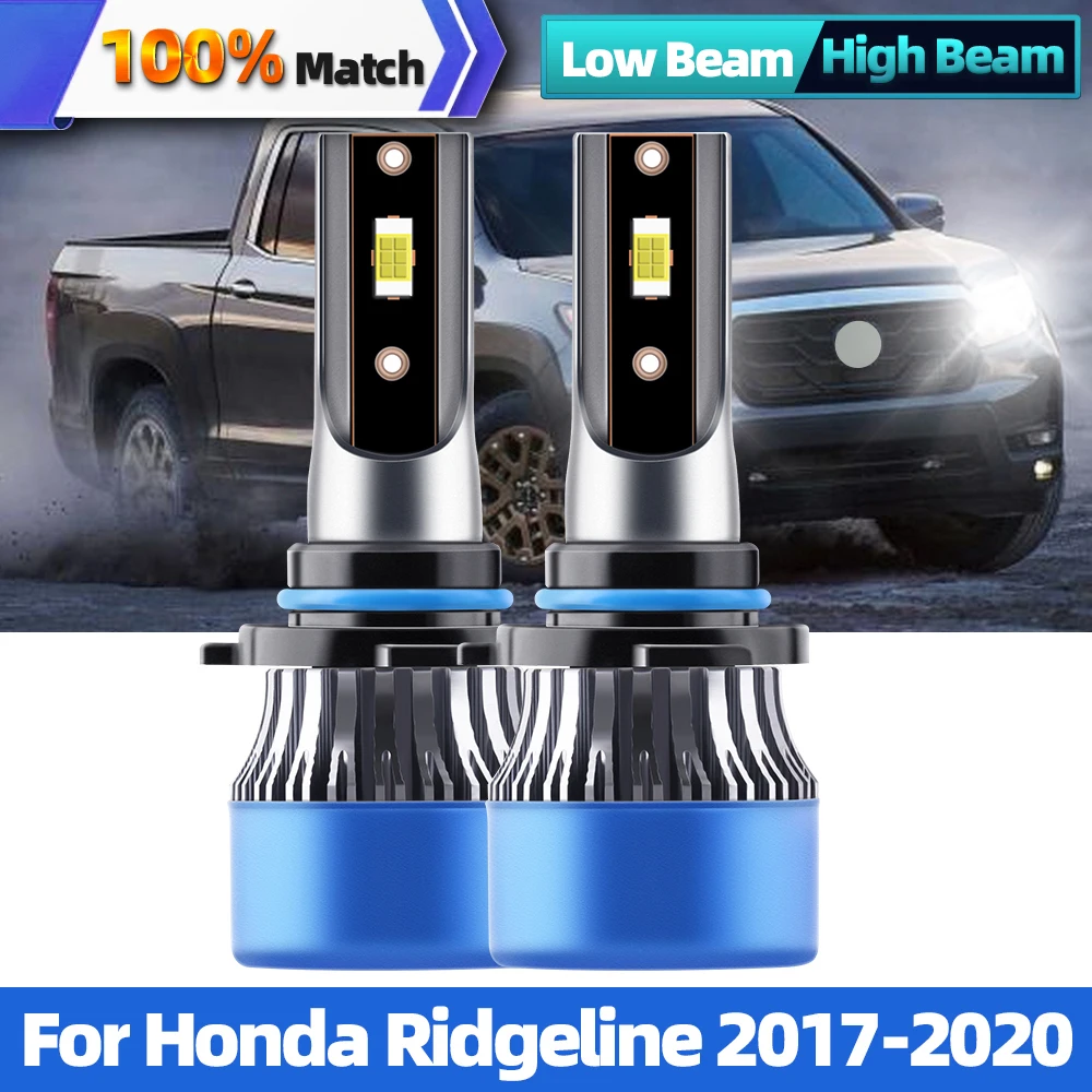 

2Pcs LED Car Lights H11 9005 HB3 Headlight Bulbs 6000K 20000LM CSP Chip Auto Headlamps 120W 12V For Honda Ridgeline 2017-2020