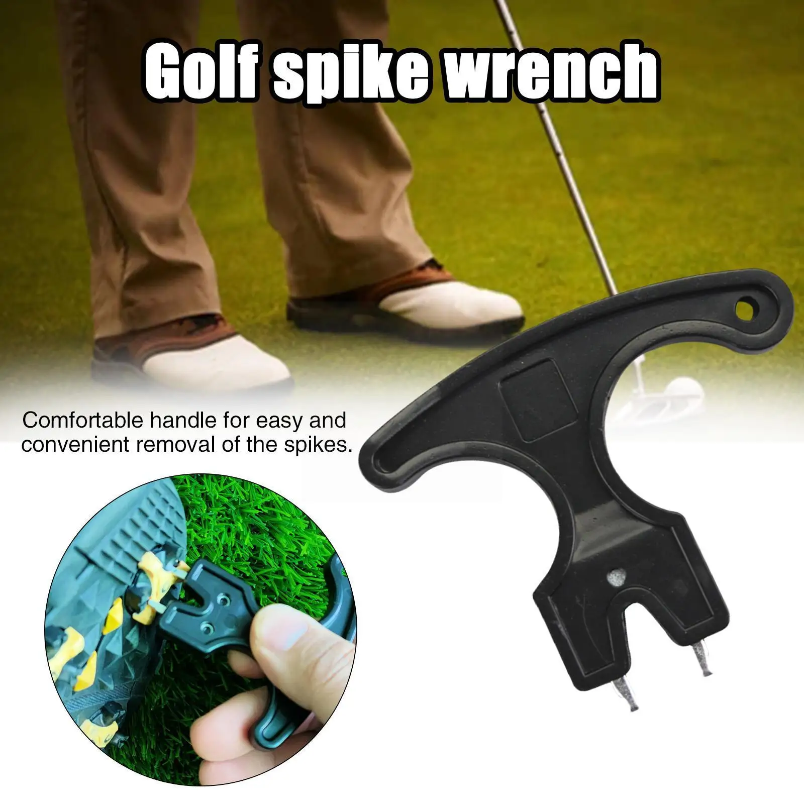 

Golf Spike Wrench Golf Shoe Nail Golf Training Aid Golf Accessories Tool Pin Shoes Universal Accessories Golf Two Wrench He H0m1