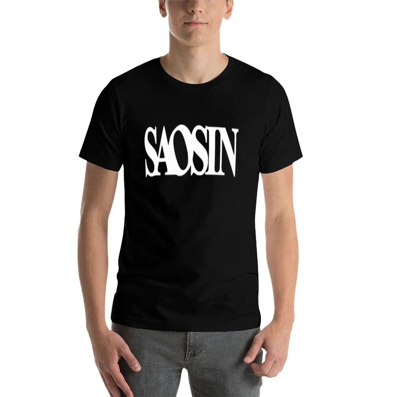 Футболка saosin футболки с аниме для мальчика вещи спортивные фанаты тяжелые мужчин