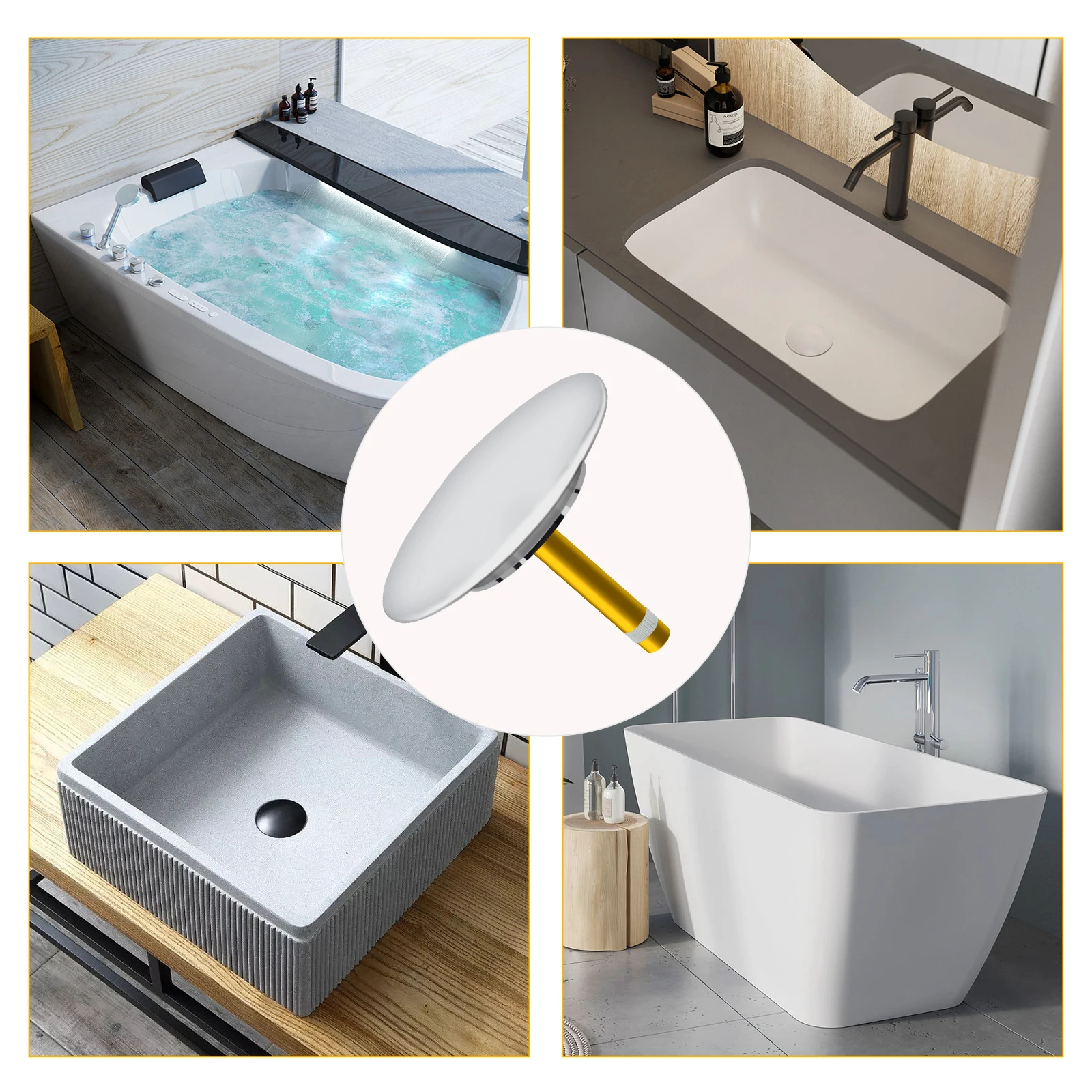 Пробка для ванной сменная Выдвижная заглушка ванны латунная душа сливной фильтр