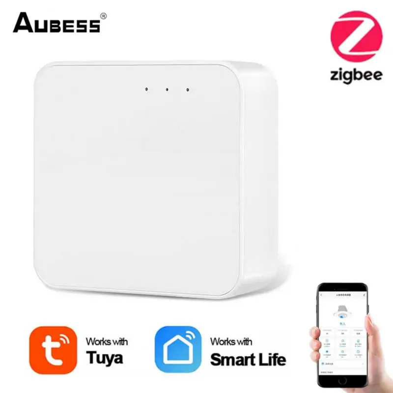 

Tuya Smart ZigBee Human Presence Detector Ceiling-mounted Sensor Smart Life Ceiling PIR Hub Human Body Motion Detection Sensor