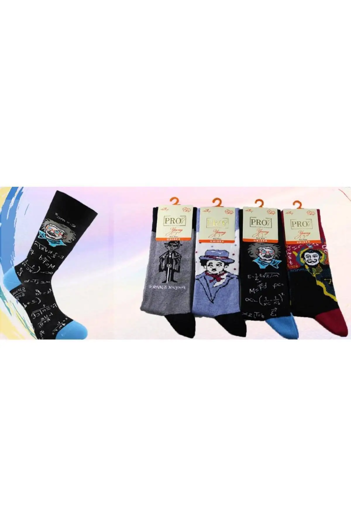 

FAME UNISEX comboxg socks 6 psc.