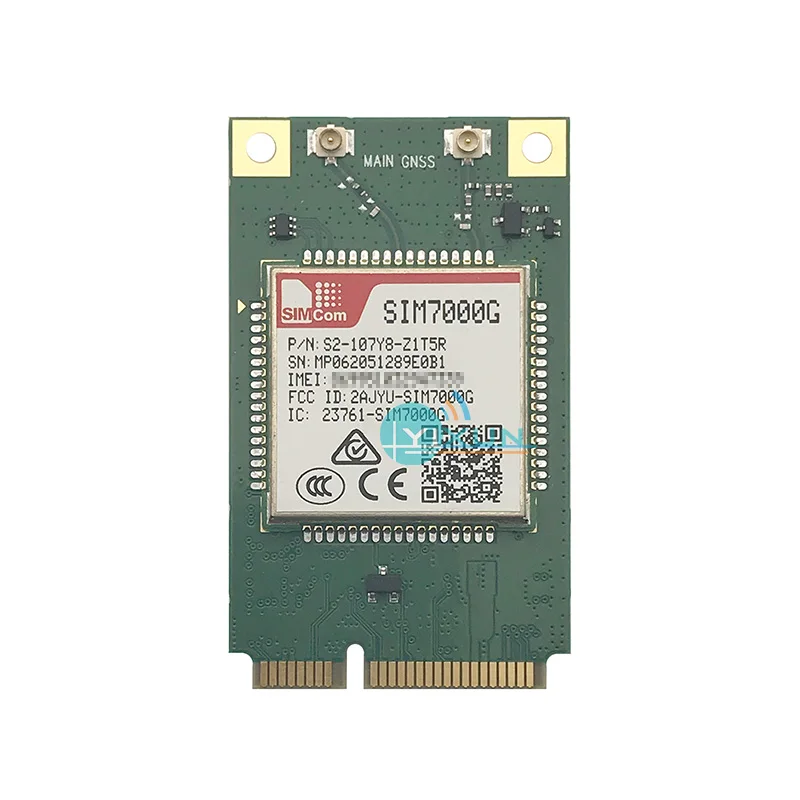

New Original SIMCOM SIM7000G MINI PCIE Module global-Band LTE-FDD LTE-TDD and Quad-Band GPRS/EDGE Module compatible with SIM900