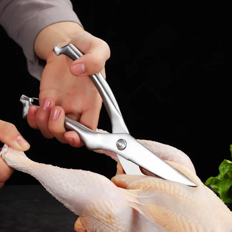 Kitchen Scissors Multifunctional Stainless Steel Household Chicken Bone Fish Vegetables Barbecue Food Tools | Инструменты