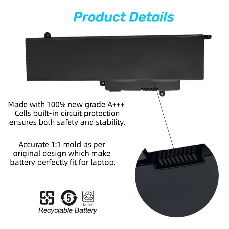 GK5KY аккумулятор для ноутбука DELL Inspiron 13 дюймов 7000 серии 7347 7348 7352 7353 7359 11 3147 3148 15 7558 100%